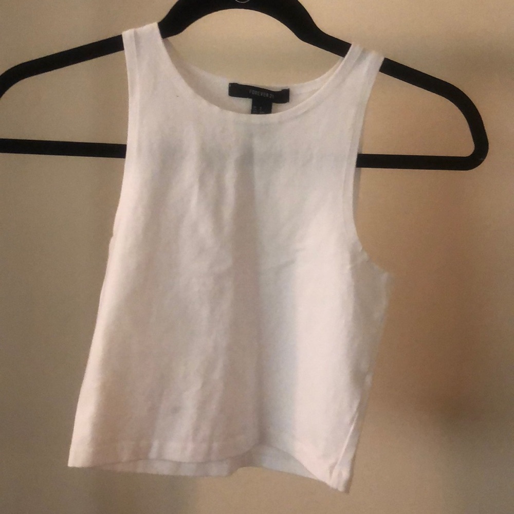 White women’s crop top